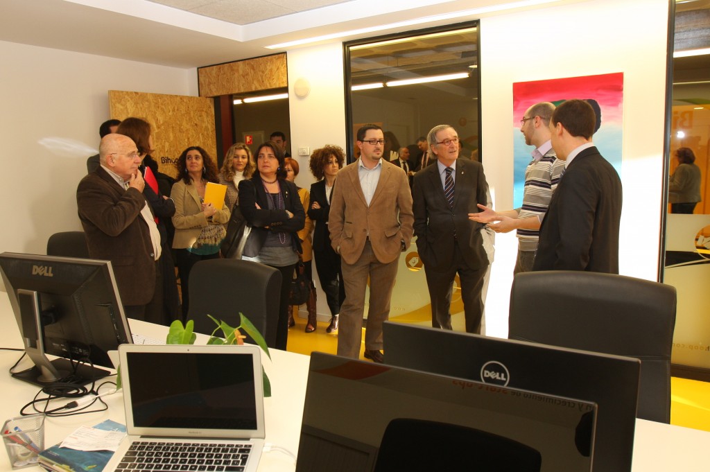 El Alcalde de Barcelona en Inauguración de la IncubaAceleradora en ABF
